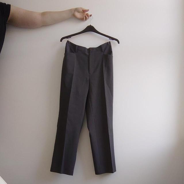 Vintage Women's Trousers - Grey - UK 14 on Productcaster.