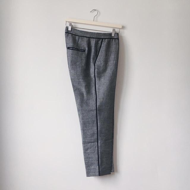 H&M Women's Slim Trousers - Grey - UK 8 on Productcaster.