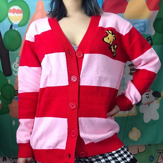 Women's Cardigan - Pink/Red - L on Productcaster.