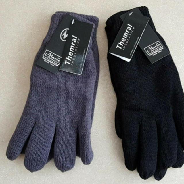 Men's Gloves - Grey on Productcaster.