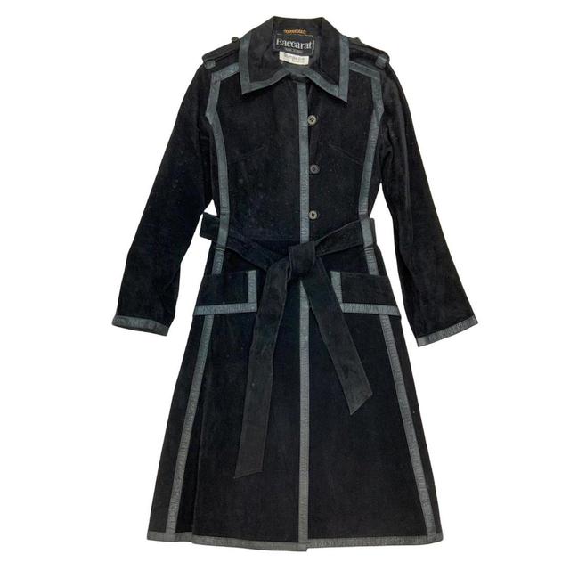 Vintage Women's Trench - Black - XS on Productcaster.