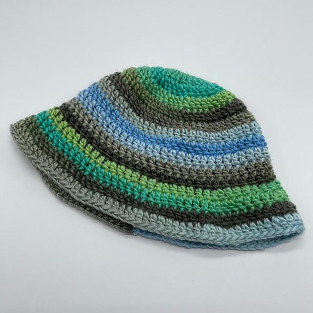 Handmade Women's Bucket hats - Green on Productcaster.