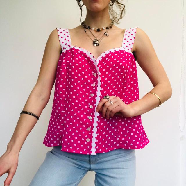 Vintage Women's Vest - Pink - 16 on Productcaster.