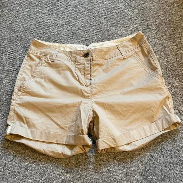 Vintage Women's Shorts - Cream - UK 8 on Productcaster.