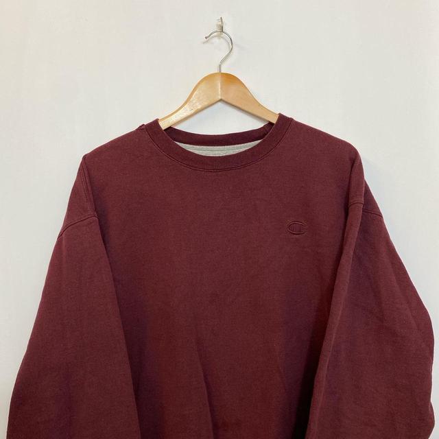 Champion Men's Sweatshirt - Burgundy - XL on Productcaster.