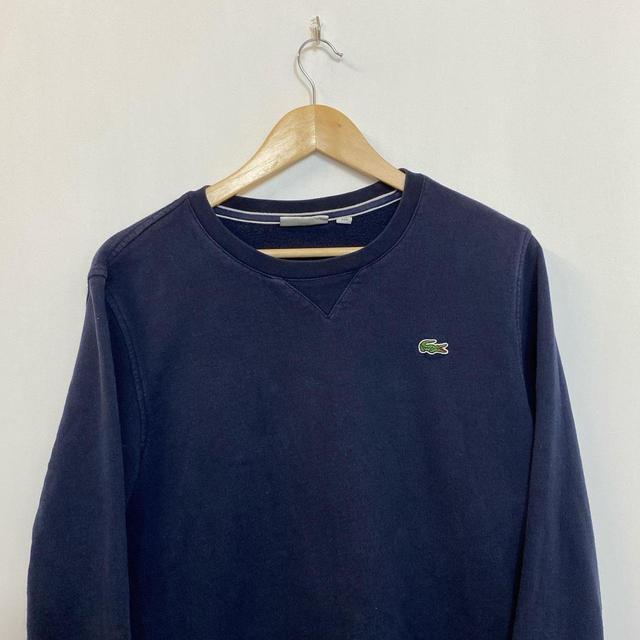 Lacoste Men's Sweatshirt - Navy - S on Productcaster.