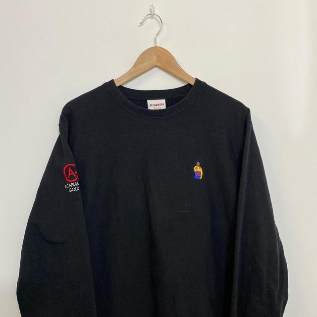 Vintage Men's Sweatshirt - Black - L on Productcaster.