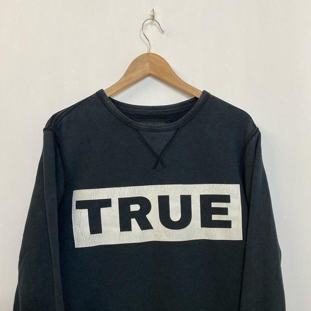 True Religion Men's Sweatshirt - Black - M on Productcaster.