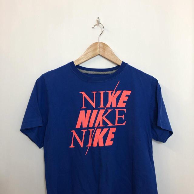 Nike Men's T-shirt - Blue - XS on Productcaster.