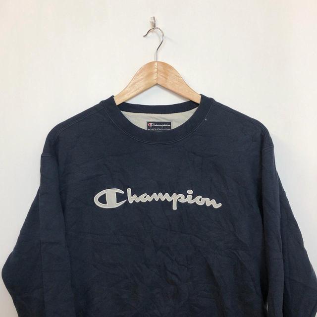 Champion Men's Sweatshirt - Grey - M on Productcaster.