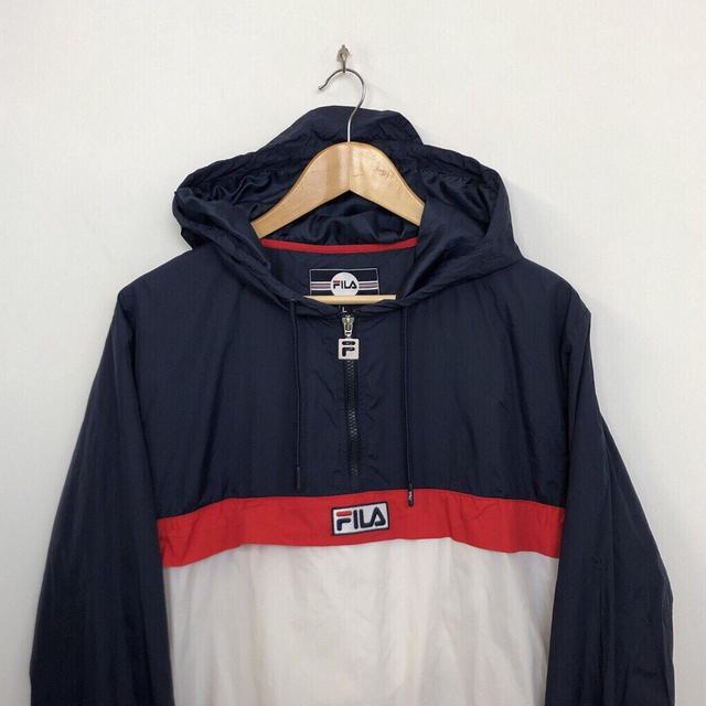 Fila Men's Jacket - White - L on Productcaster.