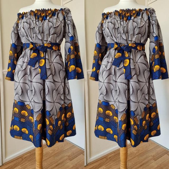 Custom Women's Dress - Blue - One size on Productcaster.