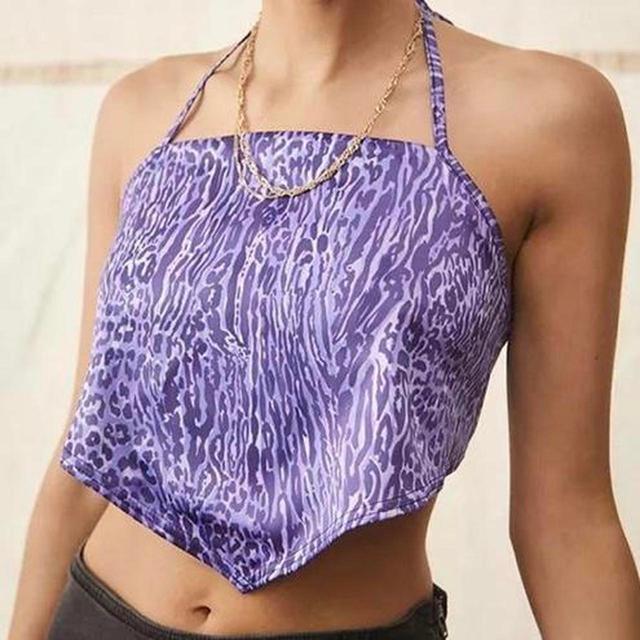 Urban Outfitters Women's Crop top - Purple - 6 on Productcaster.