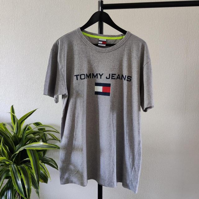 Tommy Hilfiger Men's T-shirt - Grey - M on Productcaster.