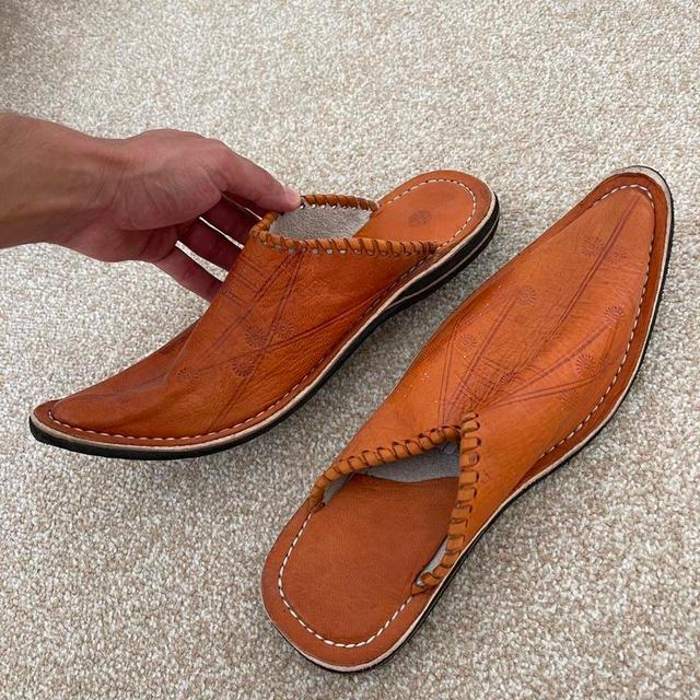 19-69 Men's Slippers - Tan - UK 7 on Productcaster.