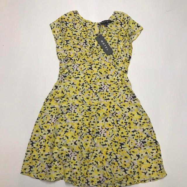 Motel Women's Dress - Yellow - S on Productcaster.