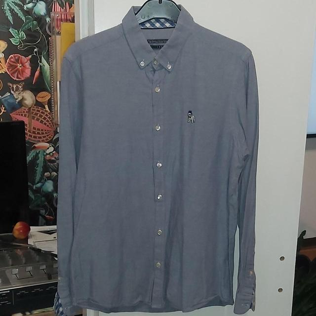 Preloved Men's Shirt - Blue - M on Productcaster.