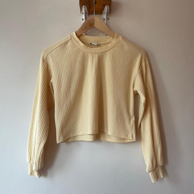 Monki Women's Sweatshirt - Cream - XXS on Productcaster.