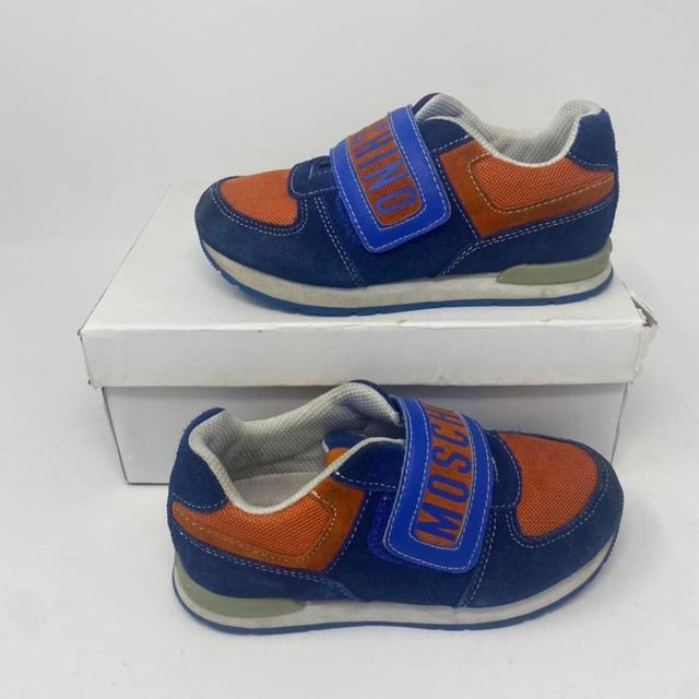 Moschino Kids' Trainers - Blue/Orange - 11-11.5 on Productcaster.