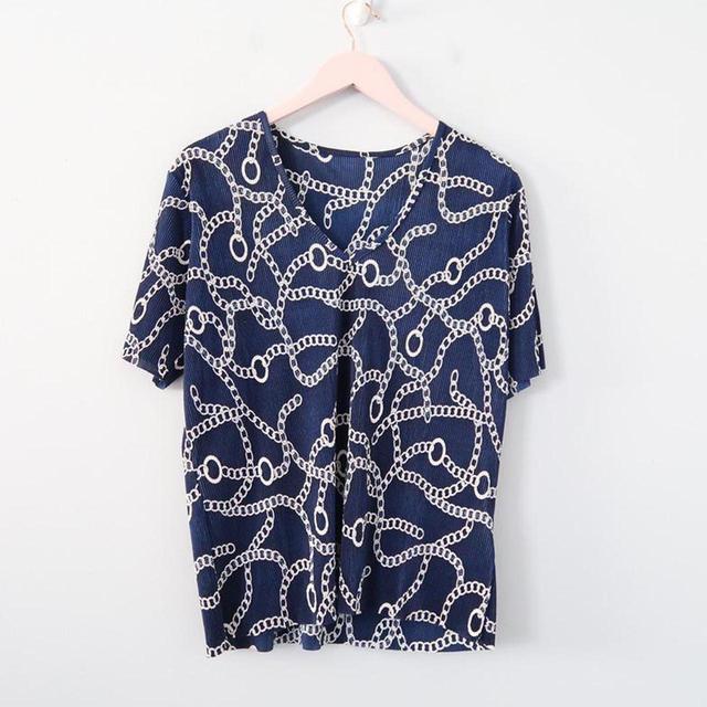 Vintage Women's Blouse - Navy - M on Productcaster.