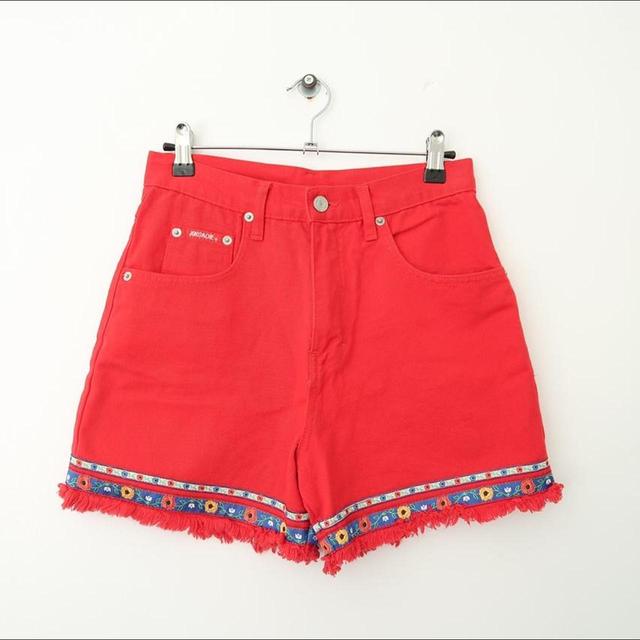 Jordache Women's Shorts - Red - 27" on Productcaster.