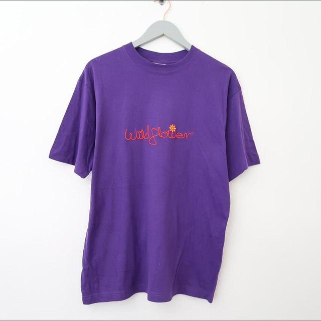 Vintage Women's T-shirt - Purple - One size on Productcaster.