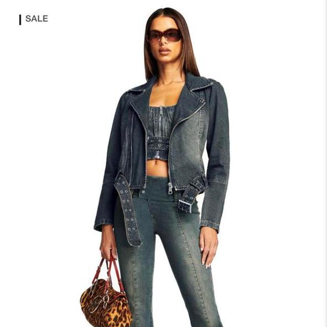 I.AM.GIA Women's Denim Jacket - Blue - M on Productcaster.