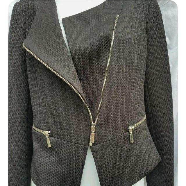 Designer Women's Blazer Jacket - Black - UK 10 on Productcaster.