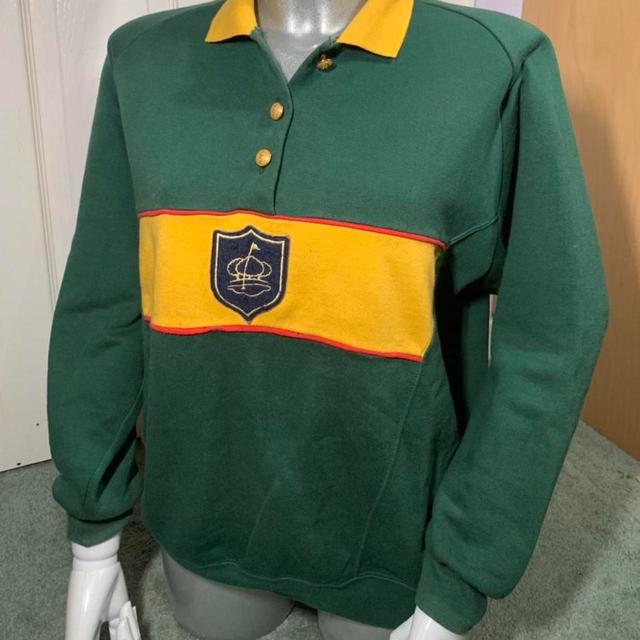 Vintage Men's Jumper - Green - M on Productcaster.