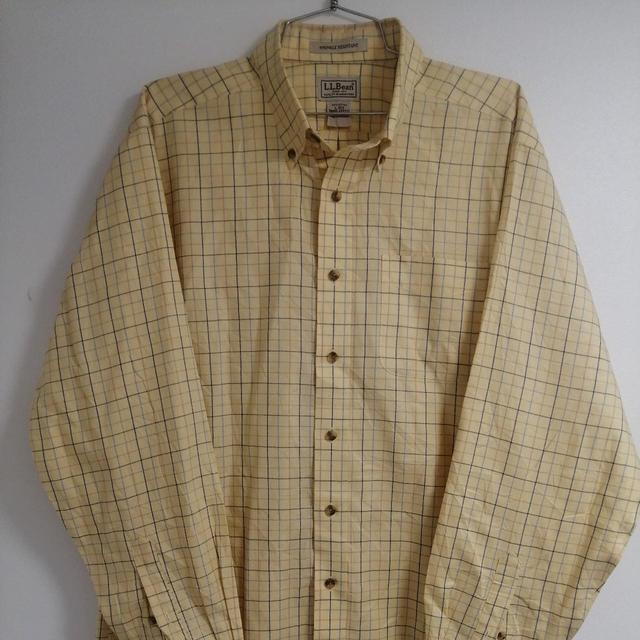 L.L.Bean Men's Shirt - Cream - L on Productcaster.