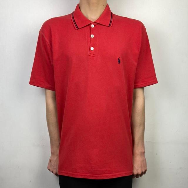 Polo Ralph Lauren Men's Polo shirt - Red - L on Productcaster.