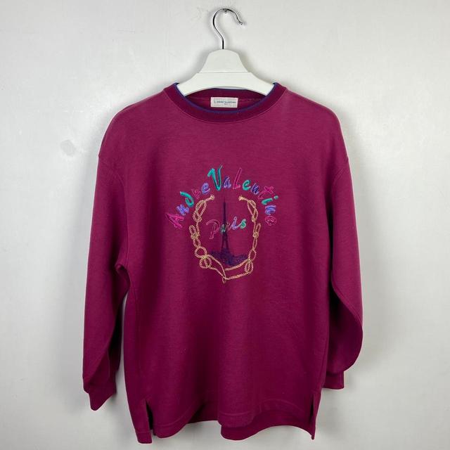 Valentino Men's Jumper - Burgundy/Multi - S on Productcaster.