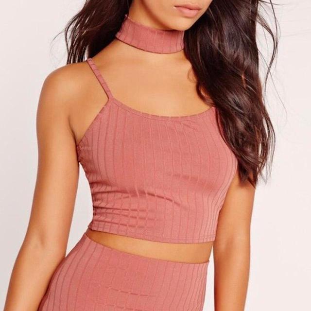 Missguided Women's Crop top - Pink - 8 on Productcaster.