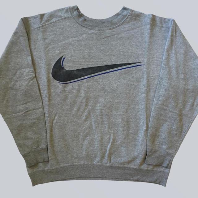 Nike Men's Sweatshirt - Grey - M on Productcaster.