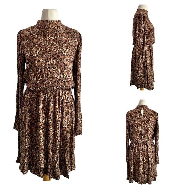 Next Women's Mini Dress - Brown/Cream - 12 on Productcaster.