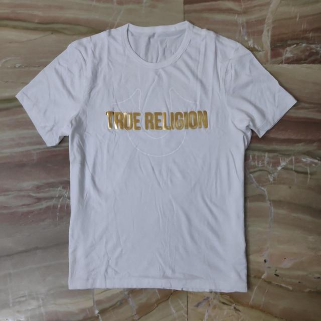 True Religion Men's T-shirt - White - L on Productcaster.