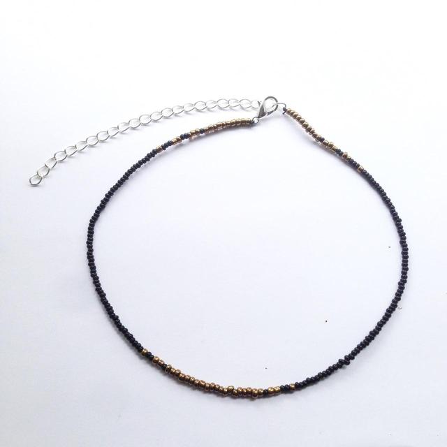 Handmade Women's Necklace - Black on Productcaster.