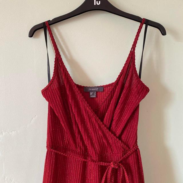 Primark Women's Dress - Burgundy - 6 on Productcaster.