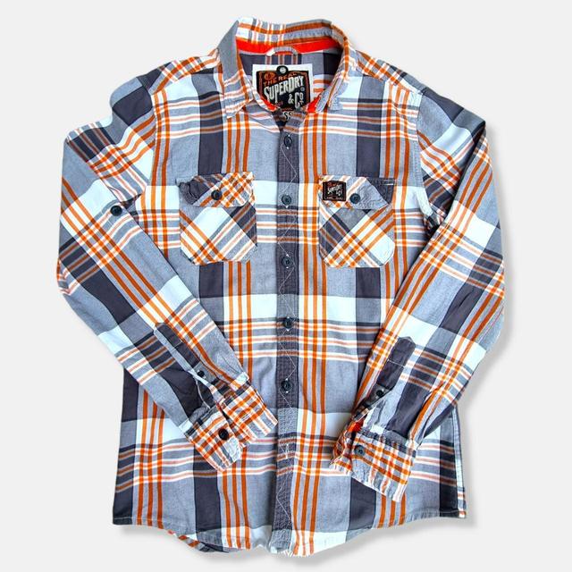 Superdry Men's Shirt - Grey - L on Productcaster.