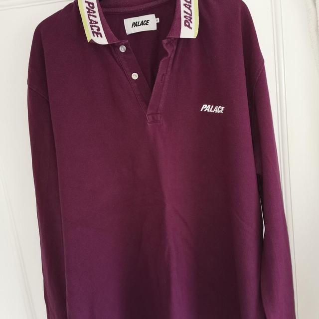 Palace Men's Polo shirt - Purple - XL on Productcaster.