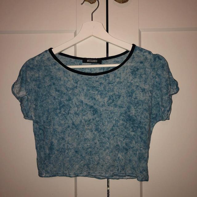 Missguided Women's Crop top - Blue - 8 on Productcaster.