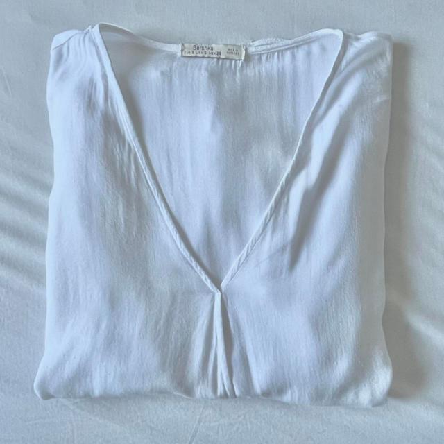 Bershka Women's Top - White - S on Productcaster.