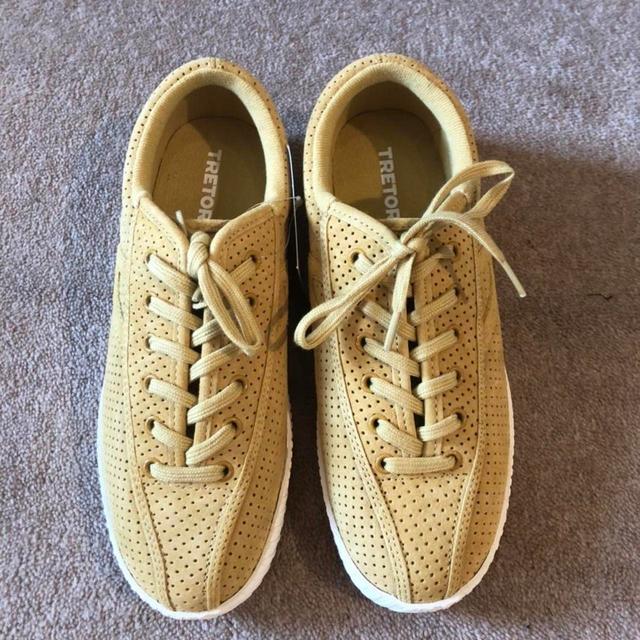 Tretorn Women's Trainers - Yellow/Cream - UK 5.5 on Productcaster.