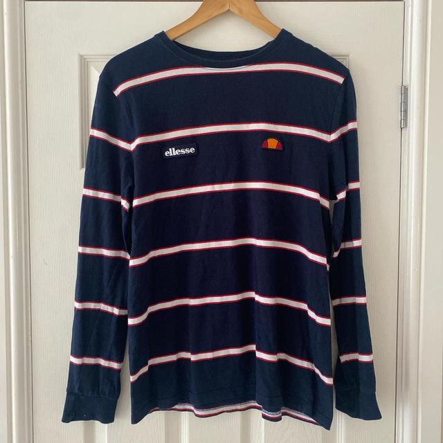 Ellesse Men's T-shirt - Navy - S on Productcaster.