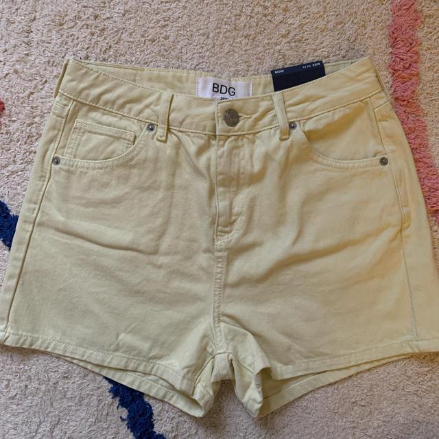 BDG Women's Shorts - Yellow - 29" on Productcaster.