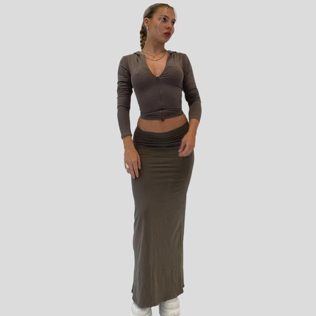 Custom Women's Skirt - Tan/Cream - UK 14 on Productcaster.