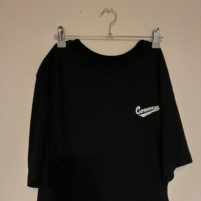 Converse Men's T-shirt - Black - M on Productcaster.