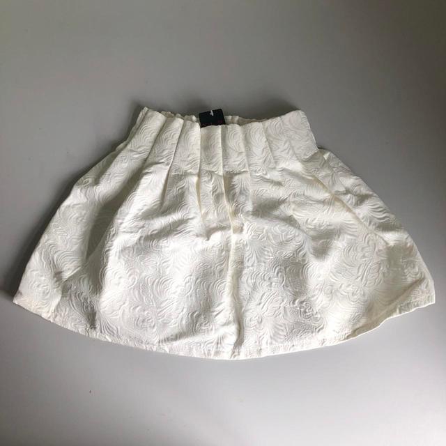 Women's Mini Skirt - White/Cream - One size on Productcaster.