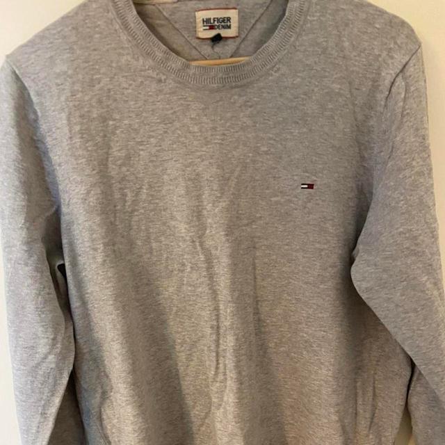 Tommy Hilfiger Men's Jumper - Grey - L on Productcaster.