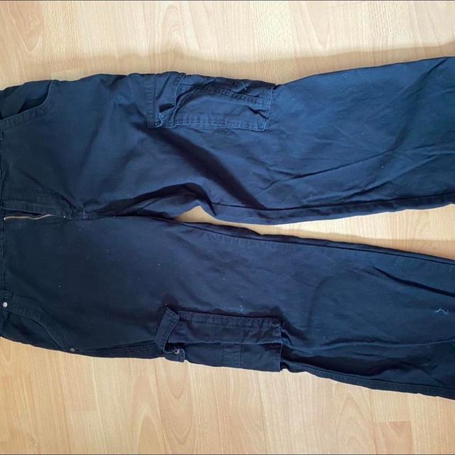 Women's Cargo Trousers - Black - 34" on Productcaster.